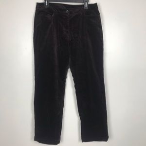 Eileen Fisher Size M Straight Leg Corduroy Pants.